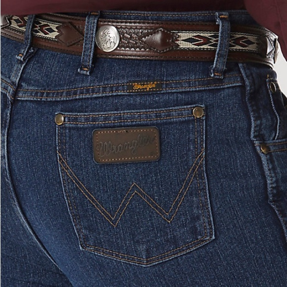 Wrangler Premium Performance Advanced Comfort Cowboy Cut Slim Fit Jeans 38x32 - Picture 10 of 11